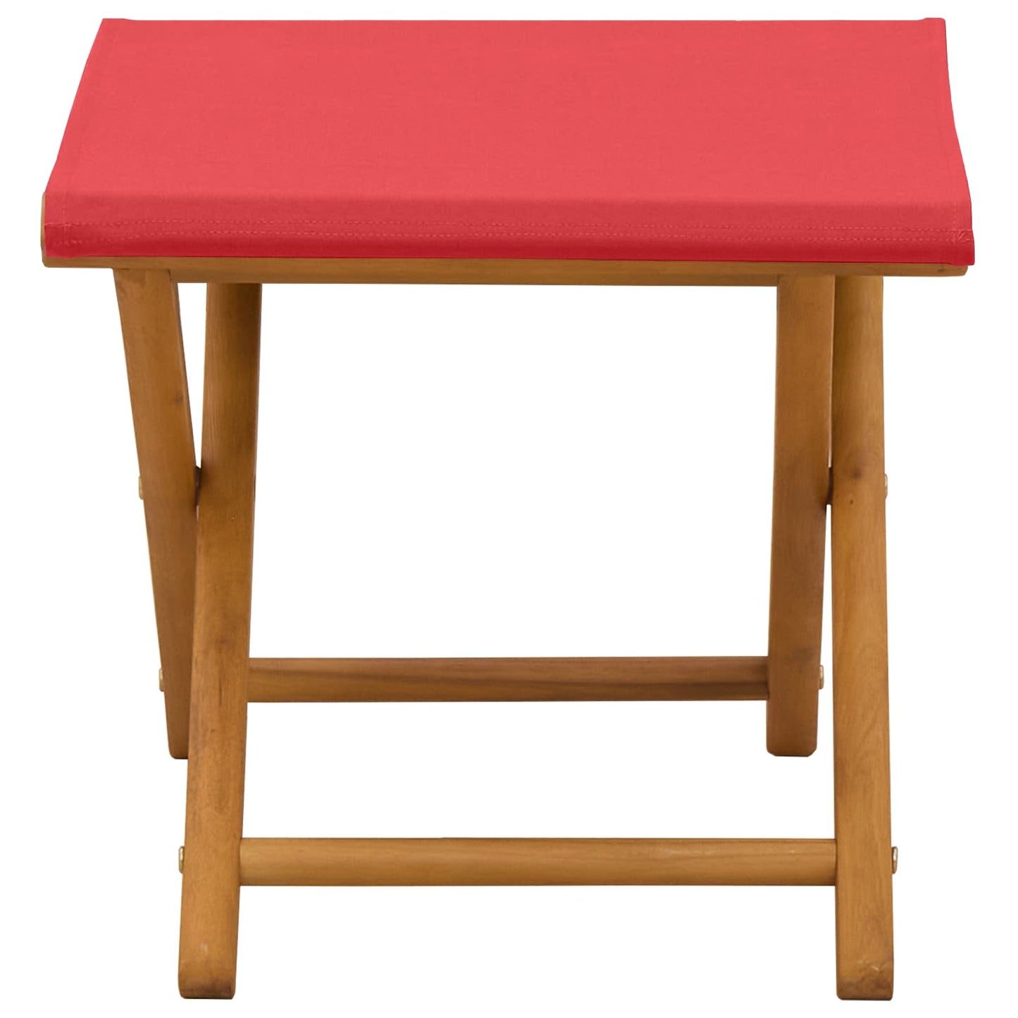 Havestol 2 pcs Massiv Eucalyptus Træ Rød