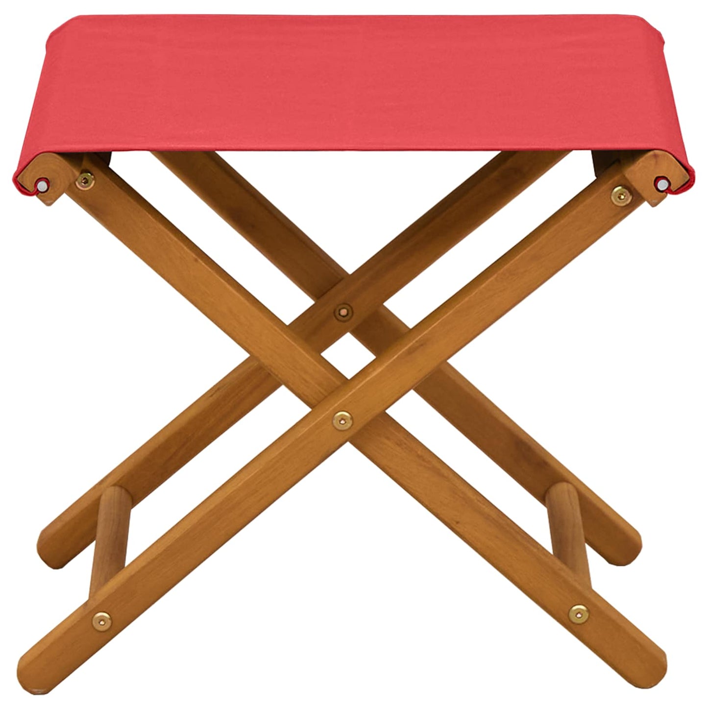 Havestol 2 pcs Massiv Eucalyptus Træ Rød