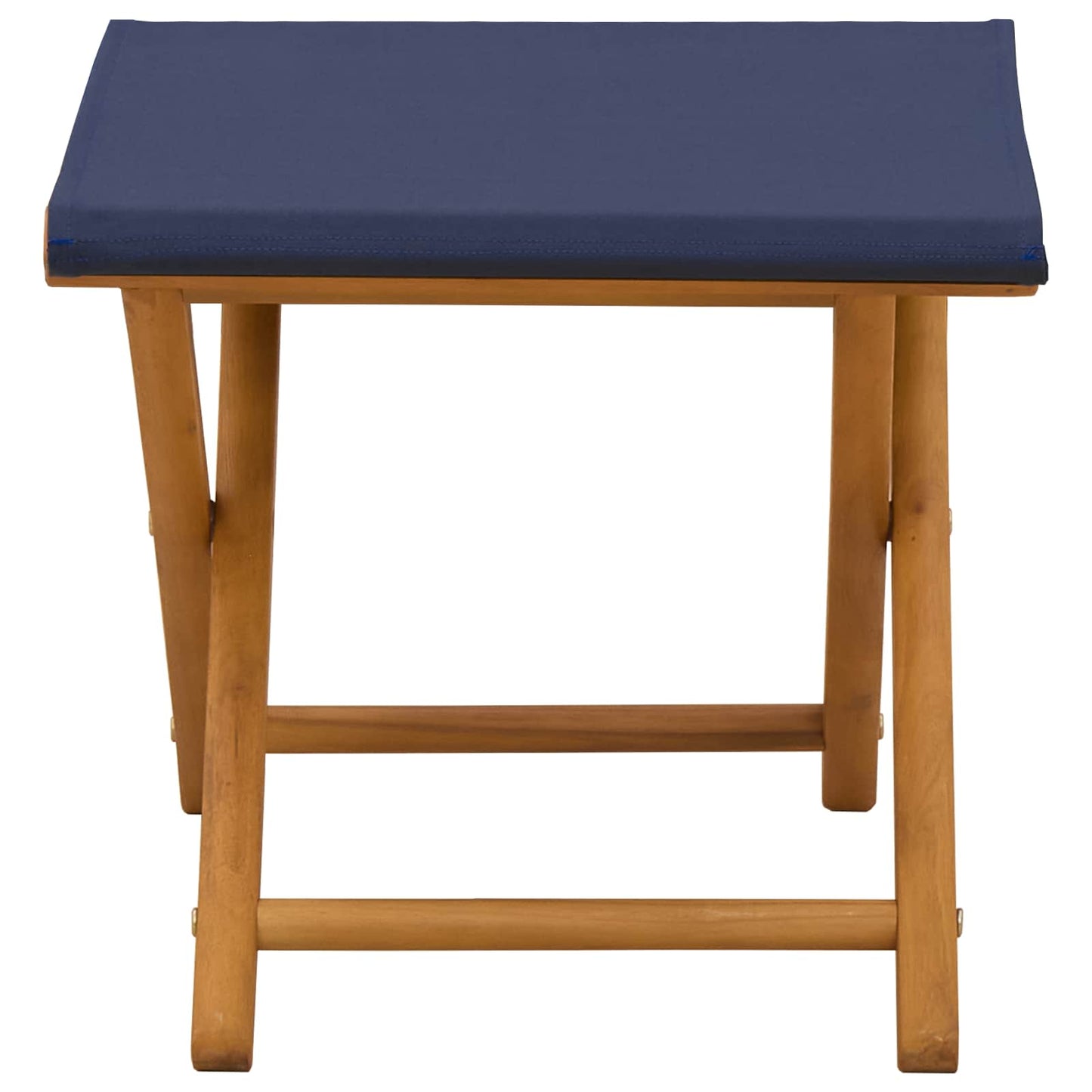 Havestol 2 pcs Massiv Eucalyptus Træ Blå