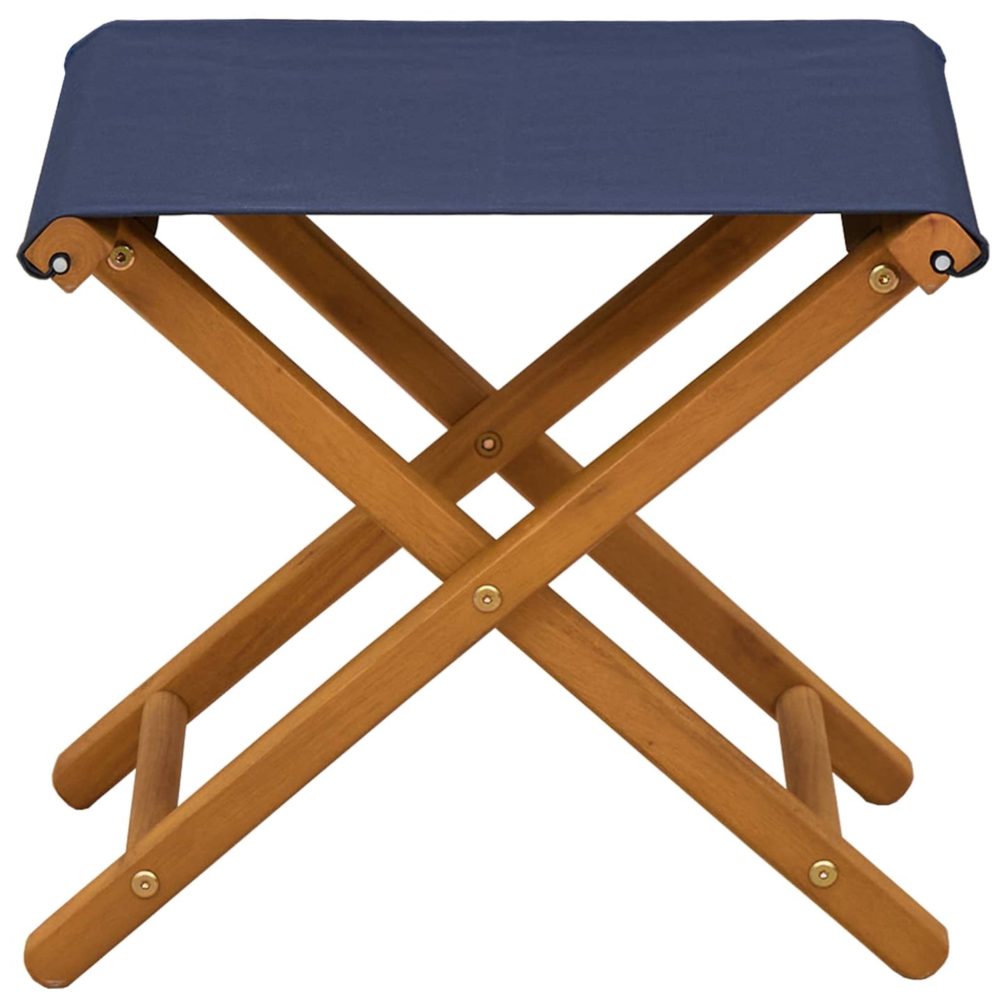 Havestol 2 pcs Massiv Eucalyptus Træ Blå