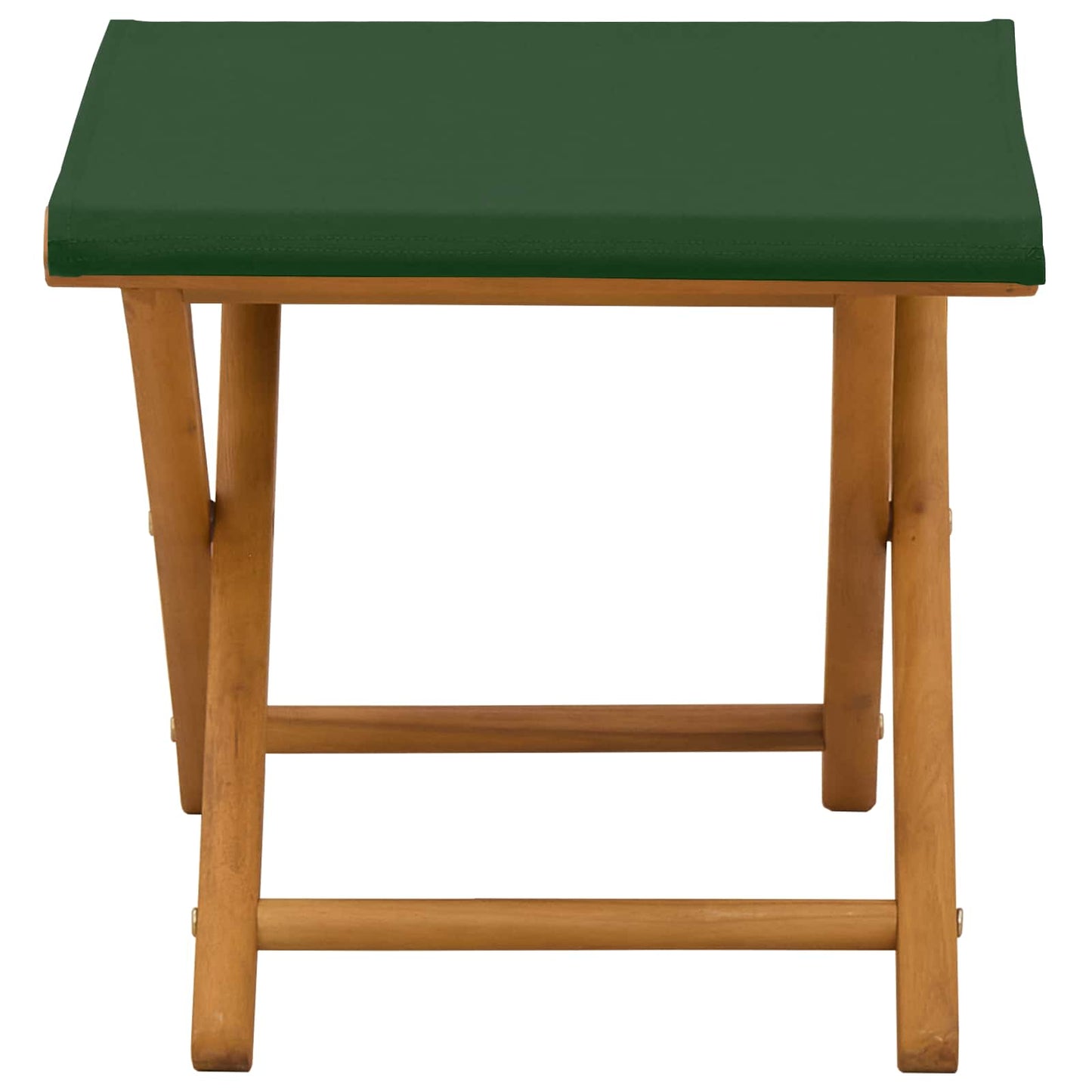 Havestol 2 pcs Massiv Eucalyptus Træ Grøn