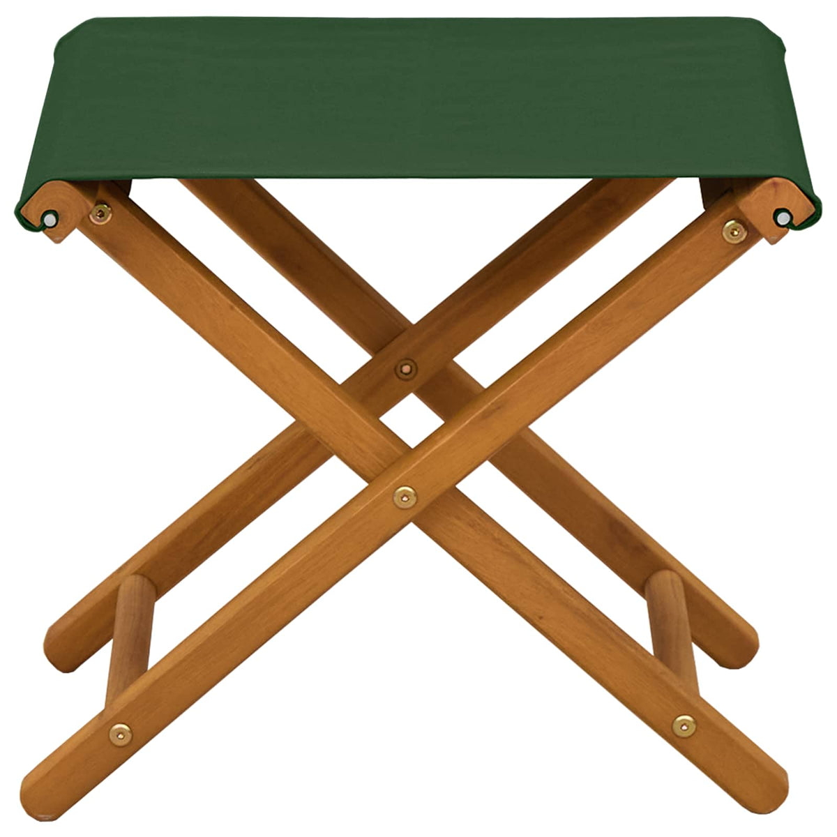 Havestol 2 pcs Massiv Eucalyptus Træ Grøn