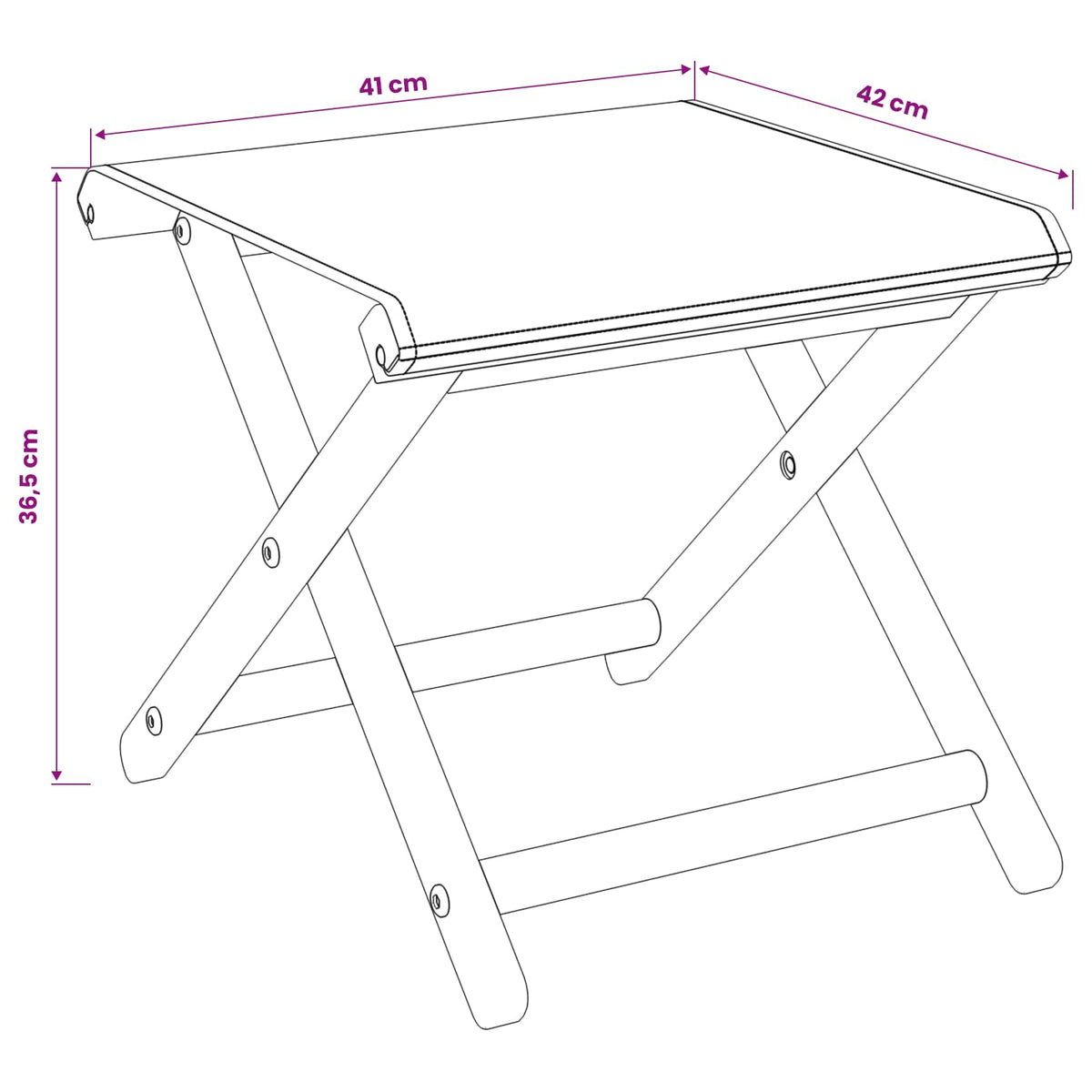 Havestol 2 pcs Massiv Eucalyptus Træ Grøn