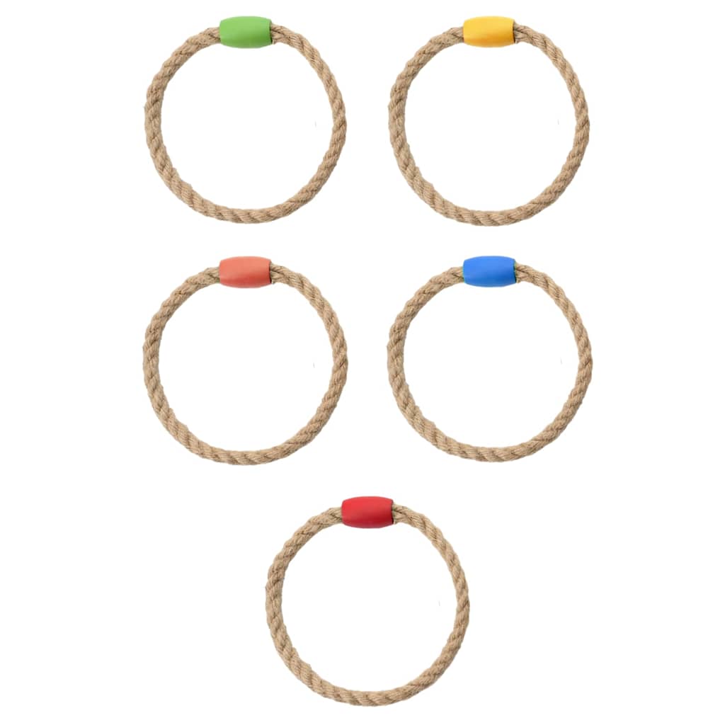 Ring Toss Game Set Flerfarvet 41 x 41 x 16 cm Massivt fyrretræ