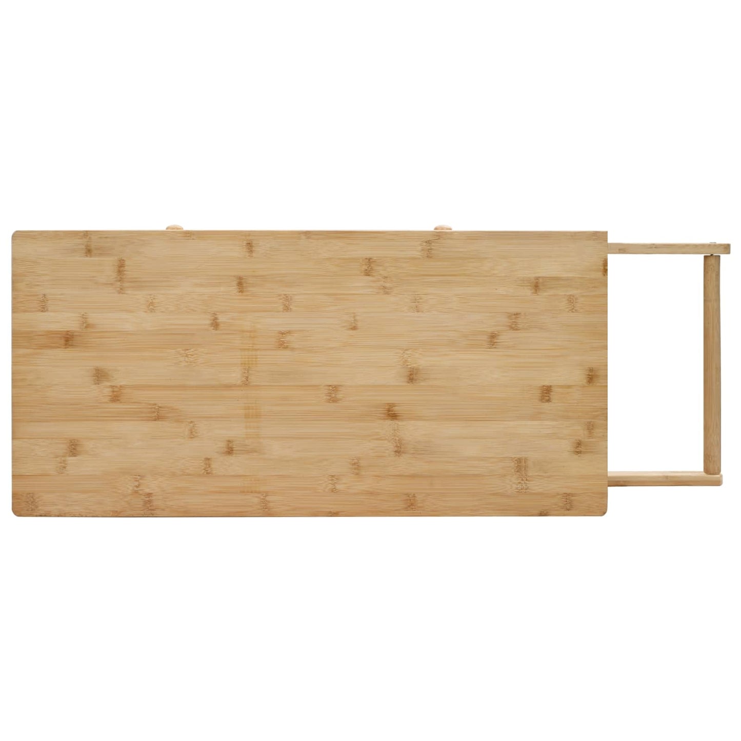 Køkkenvogn med hjul Naturfarvet 90,5 x 36 x 86,5 cm Bambus