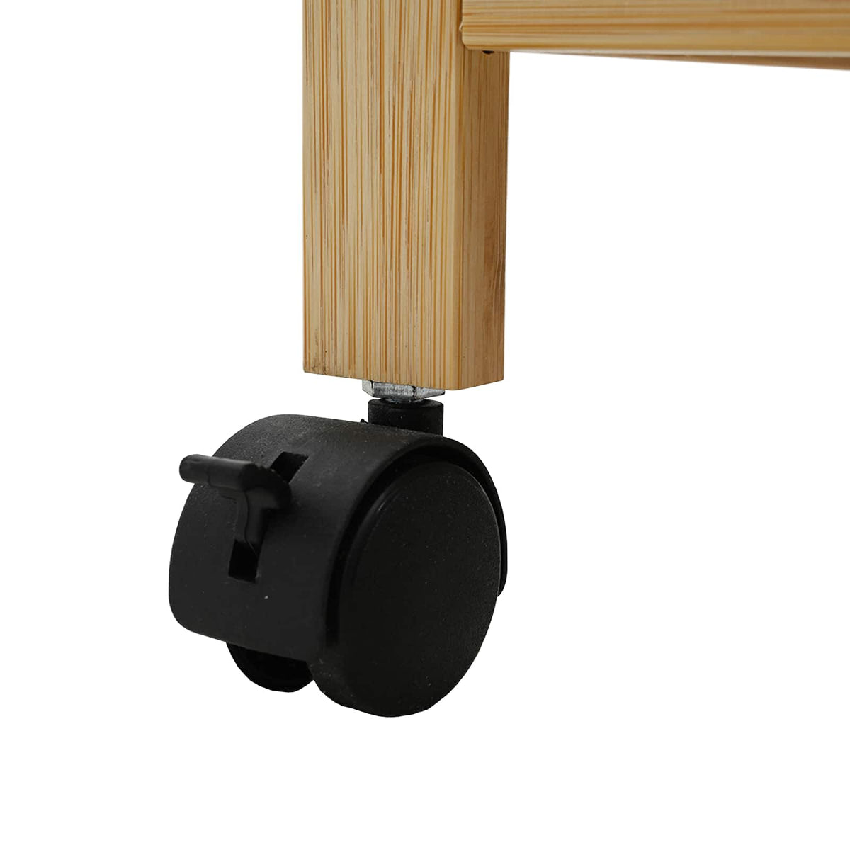 Køkkenvogn med hjul Naturfarvet 60 x 18 x 97 cm Bambus