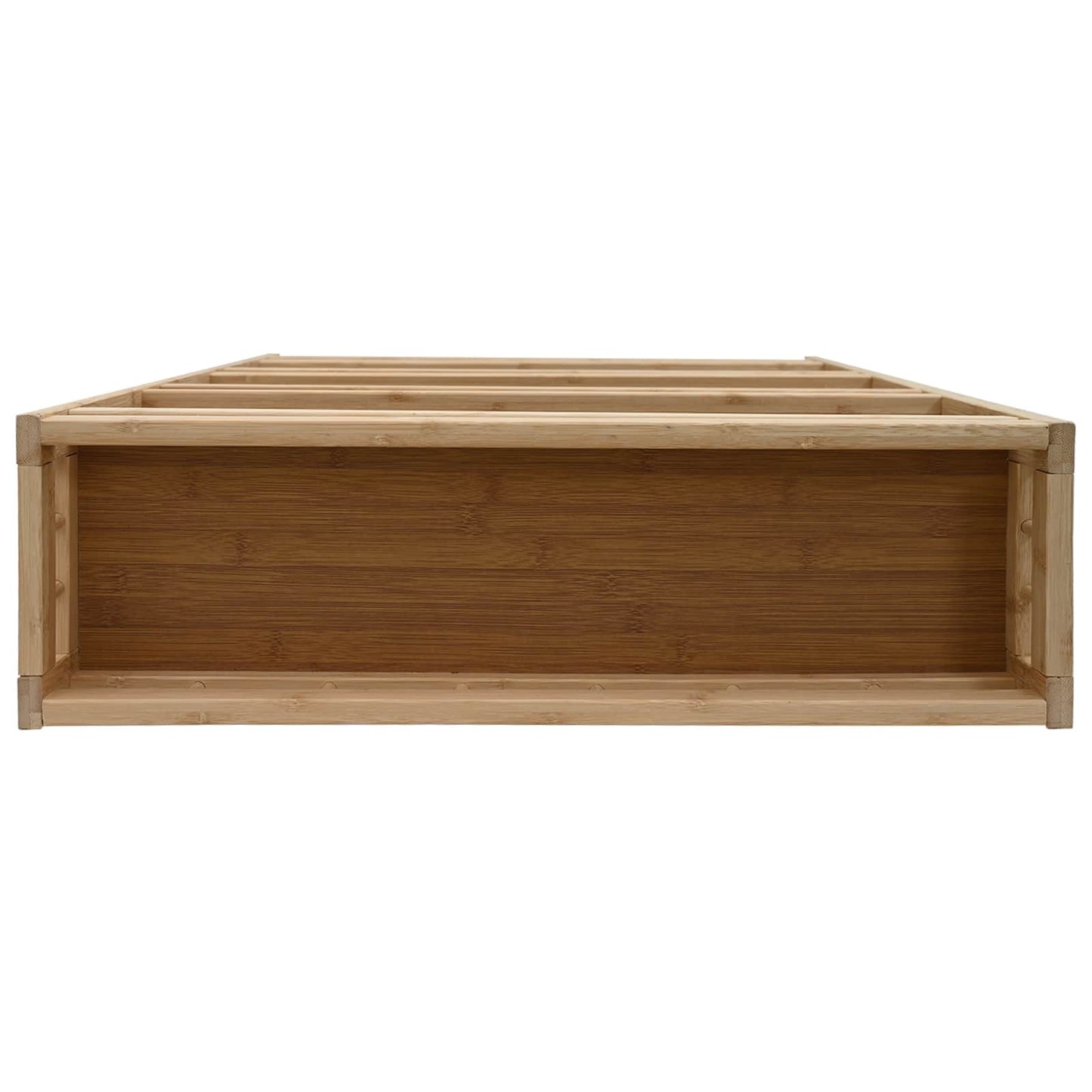 Køkkenvogn med hjul Naturfarvet 60 x 18 x 97 cm Bambus