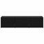 TV-bord med LED Sort Eg 165 x 34 x 40 cm Konstrueret træ