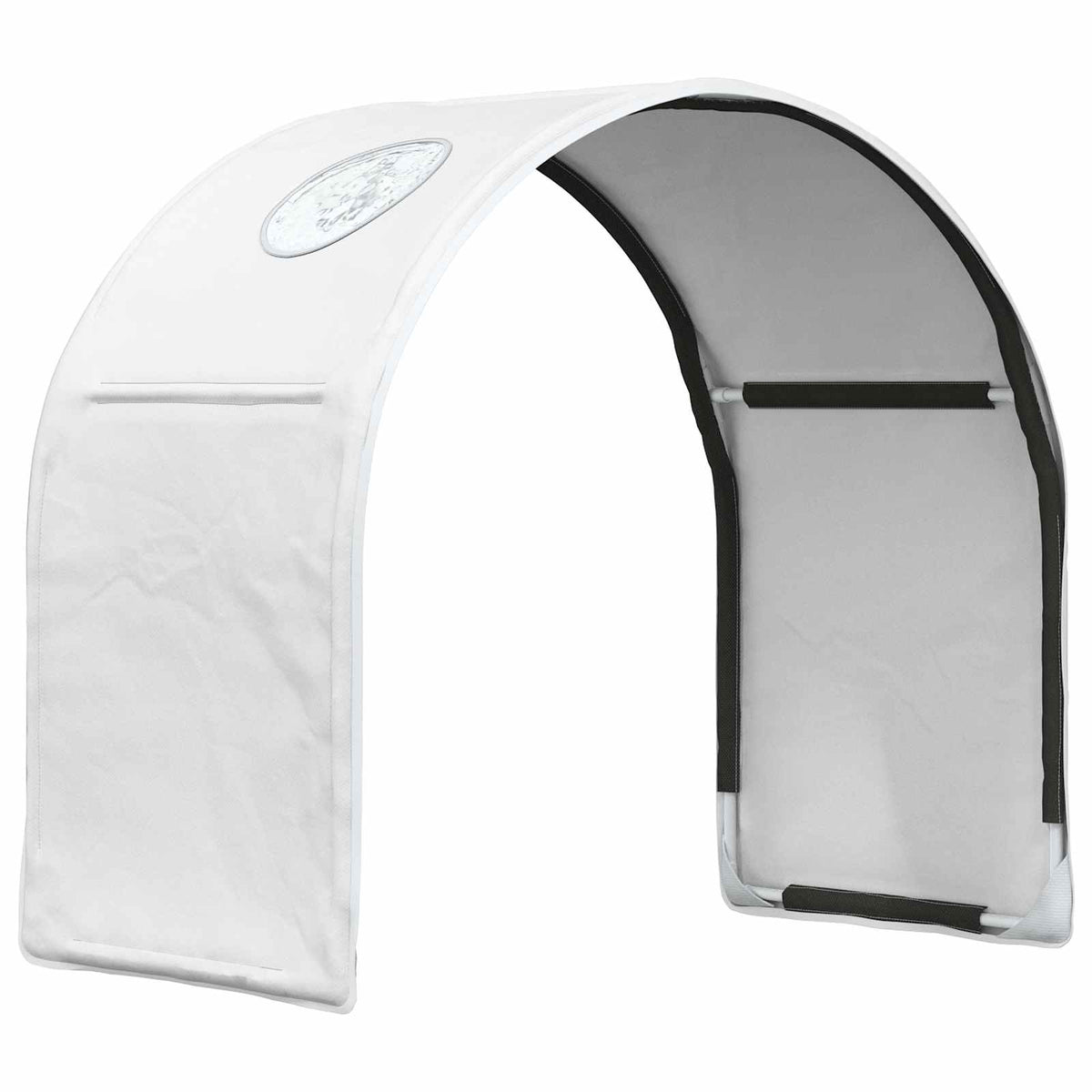 Sengetunnel til børneseng 2 stk. Hvid Polyester