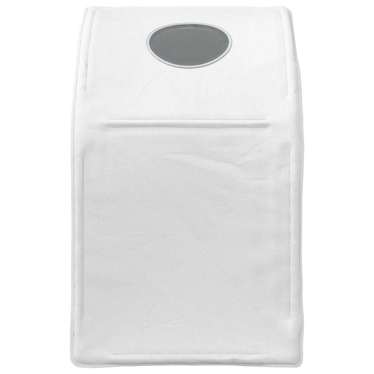 Sengetunnel til børneseng 2 stk. Hvid Polyester