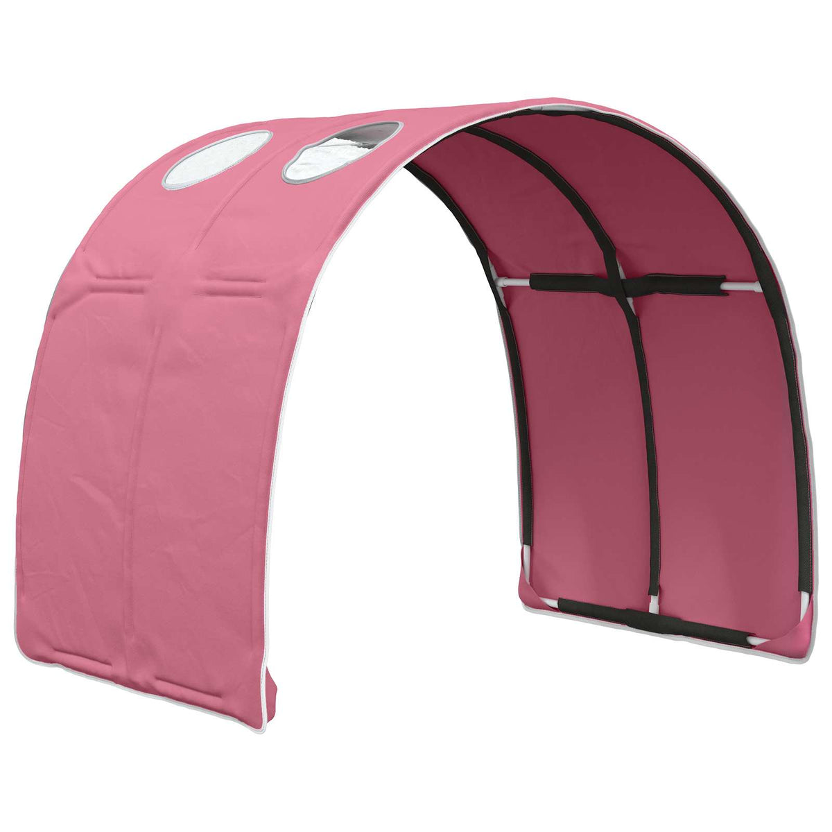 Seng Tunnel 2 stk. Lyserød Polyester