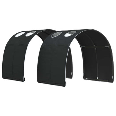 Seng Tunnel 2 stk. Sort Polyester