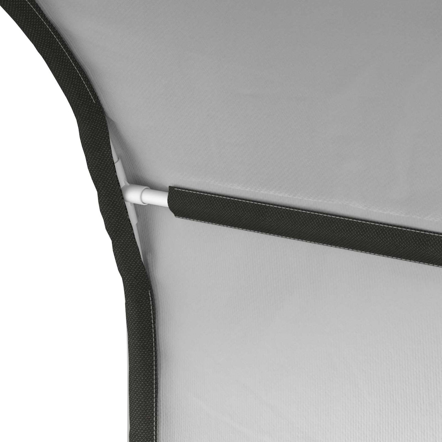 Seng Tunnel 2 stk. Hvid Polyester