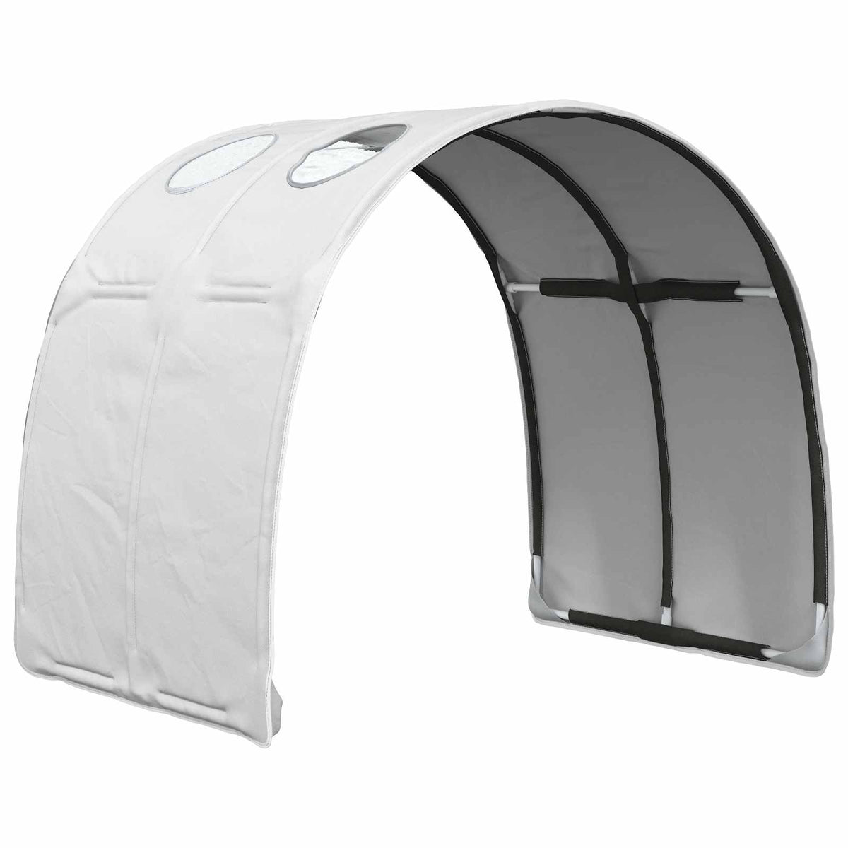 Seng Tunnel 2 stk. Hvid Polyester