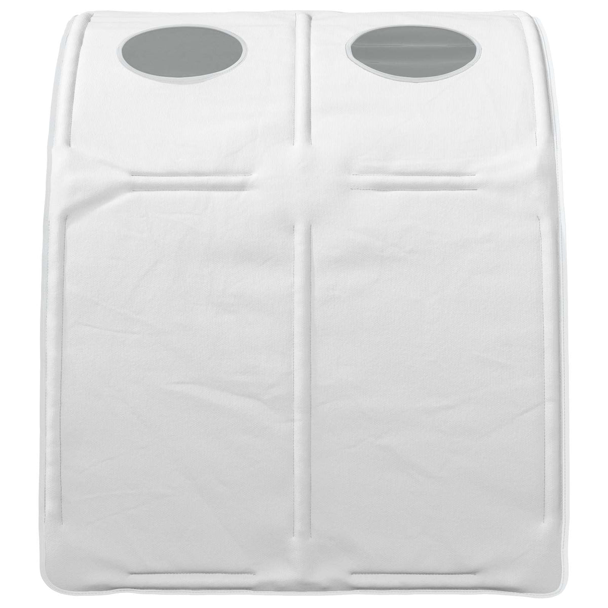 Seng Tunnel 2 stk. Hvid Polyester