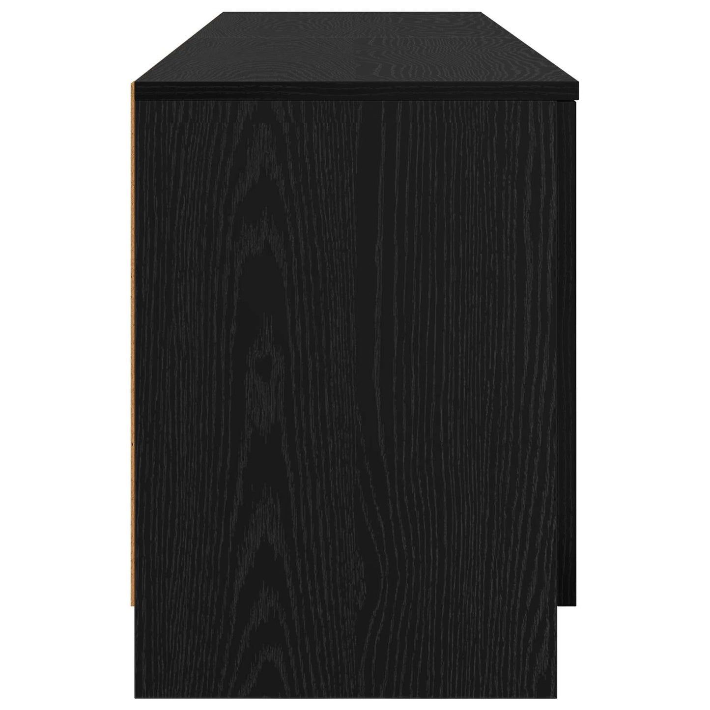 Opbevaringsskab til Køjeseng 2 stk. Sort eg 66 x 35 x 48 cm