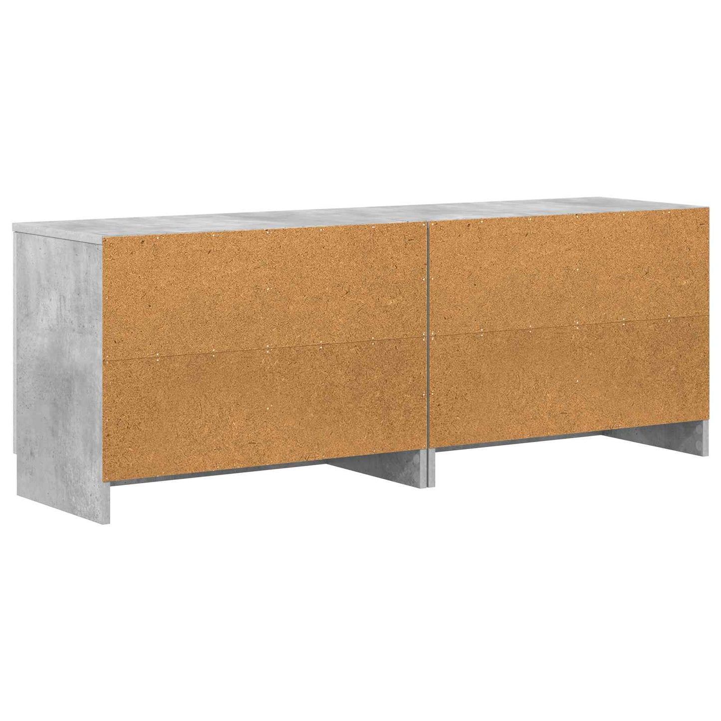 Opbevaringsskab til Køjeseng 2 stk. Betongrå 66 x 35 x 48 cm