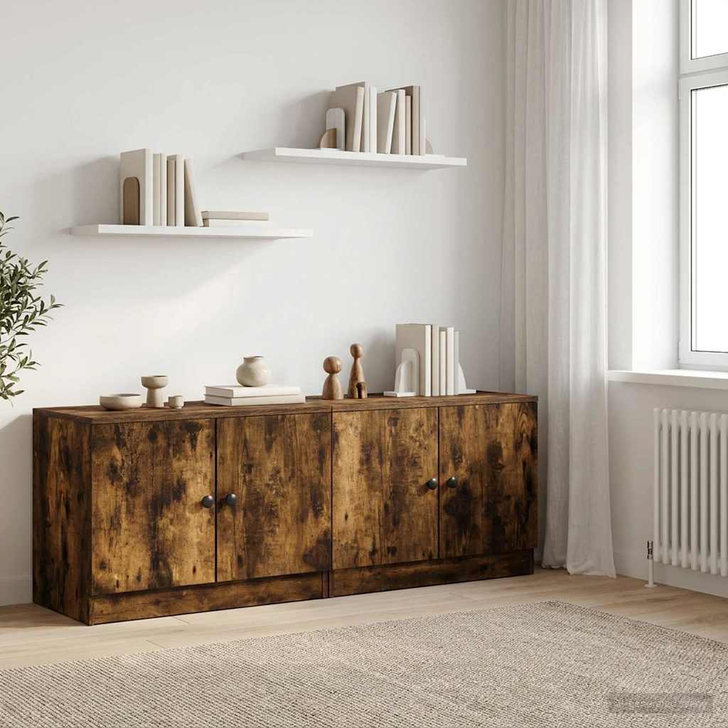 Opbevaringsskab til Køjeseng 2 stk. Røget eg 66 x 35 x 48 cm