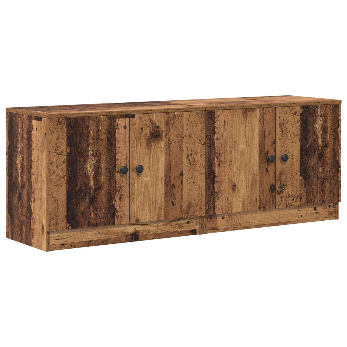 Opbevaringsskab til Køjeseng 2 stk. Gammelt træ 66 x 35 x 48 cm