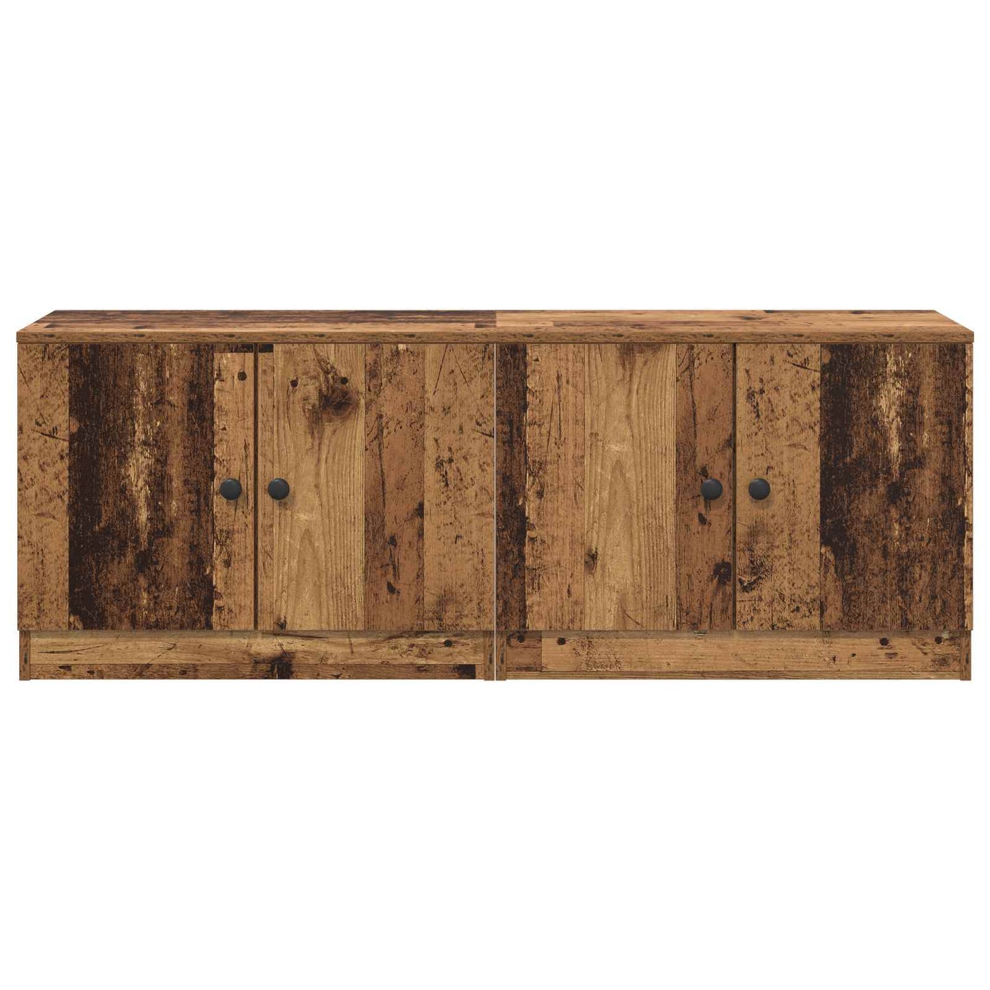 Opbevaringsskab til Køjeseng 2 stk. Gammelt træ 66 x 35 x 48 cm
