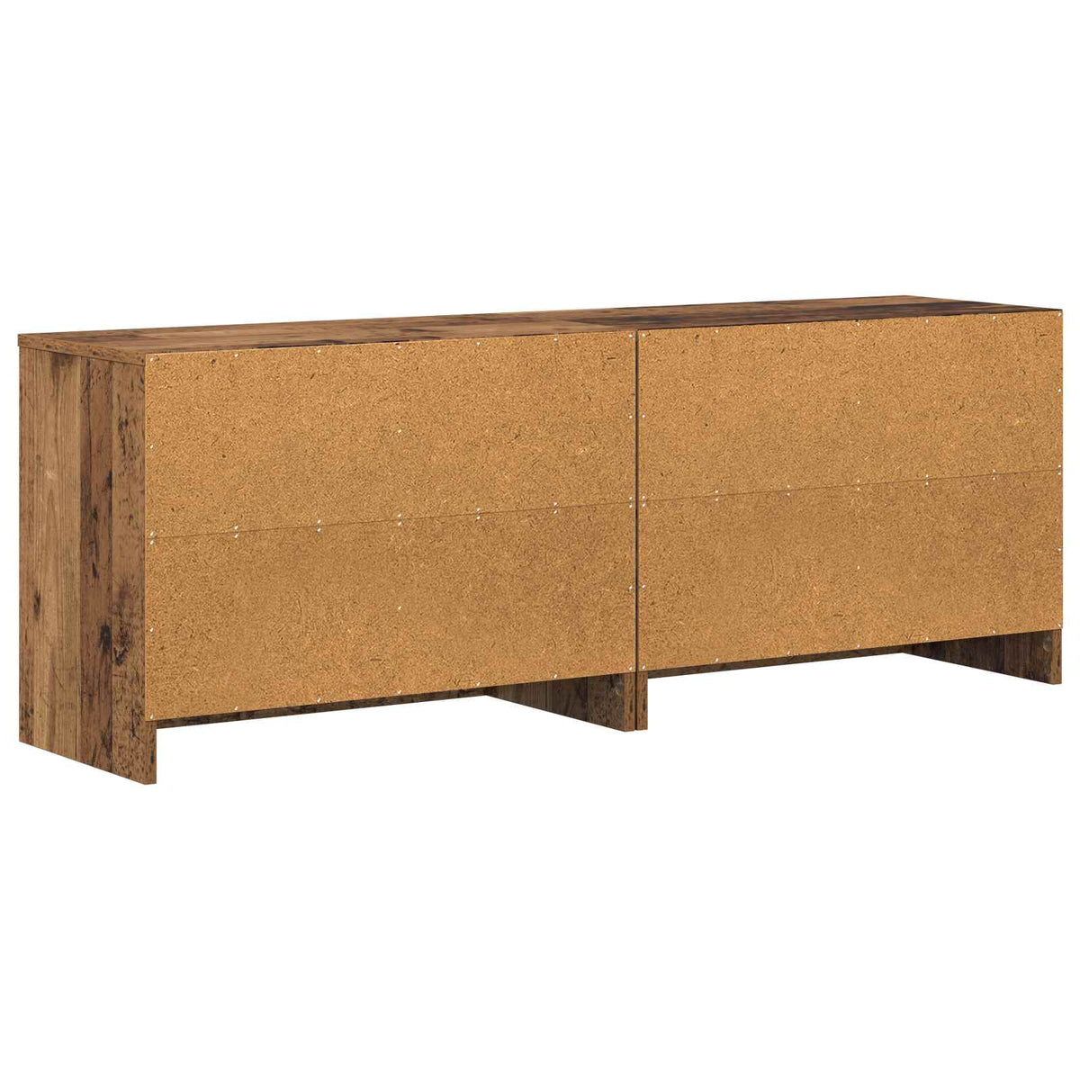 Sengeskab 2 stk. Gammelt træ 66 x 33 x 48 cm Konstrueret træ