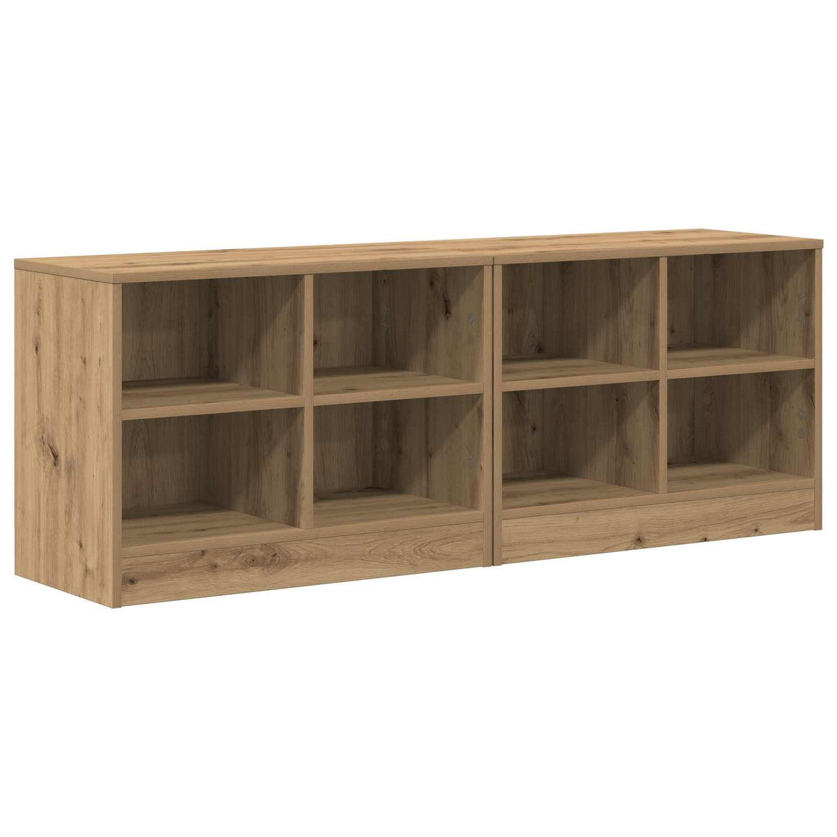 Sengeskab 2 stk. Artisan-eg 66 x 33 x 48 cm Konstrueret træ