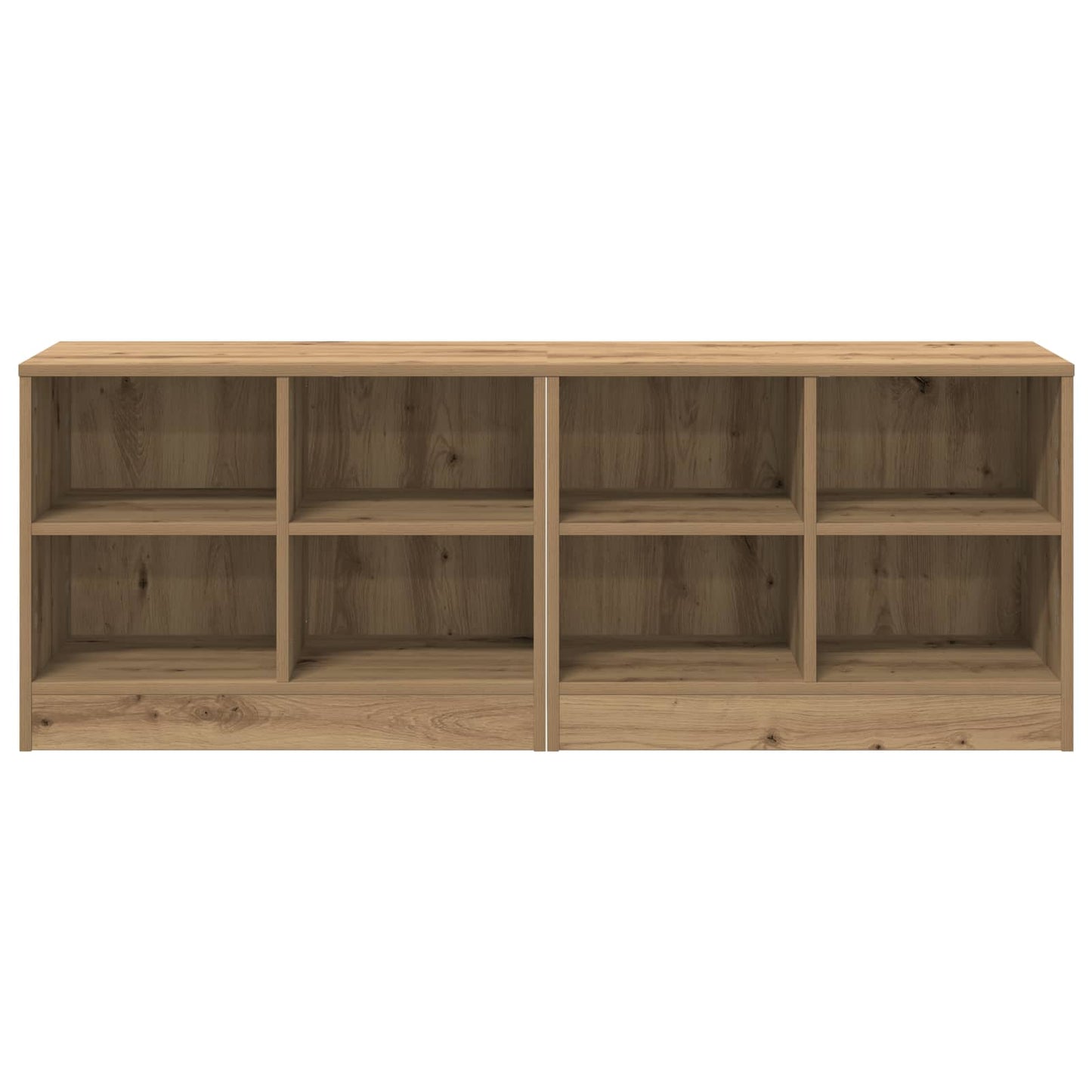 Sengeskab 2 stk. Artisan-eg 66 x 33 x 48 cm Konstrueret træ