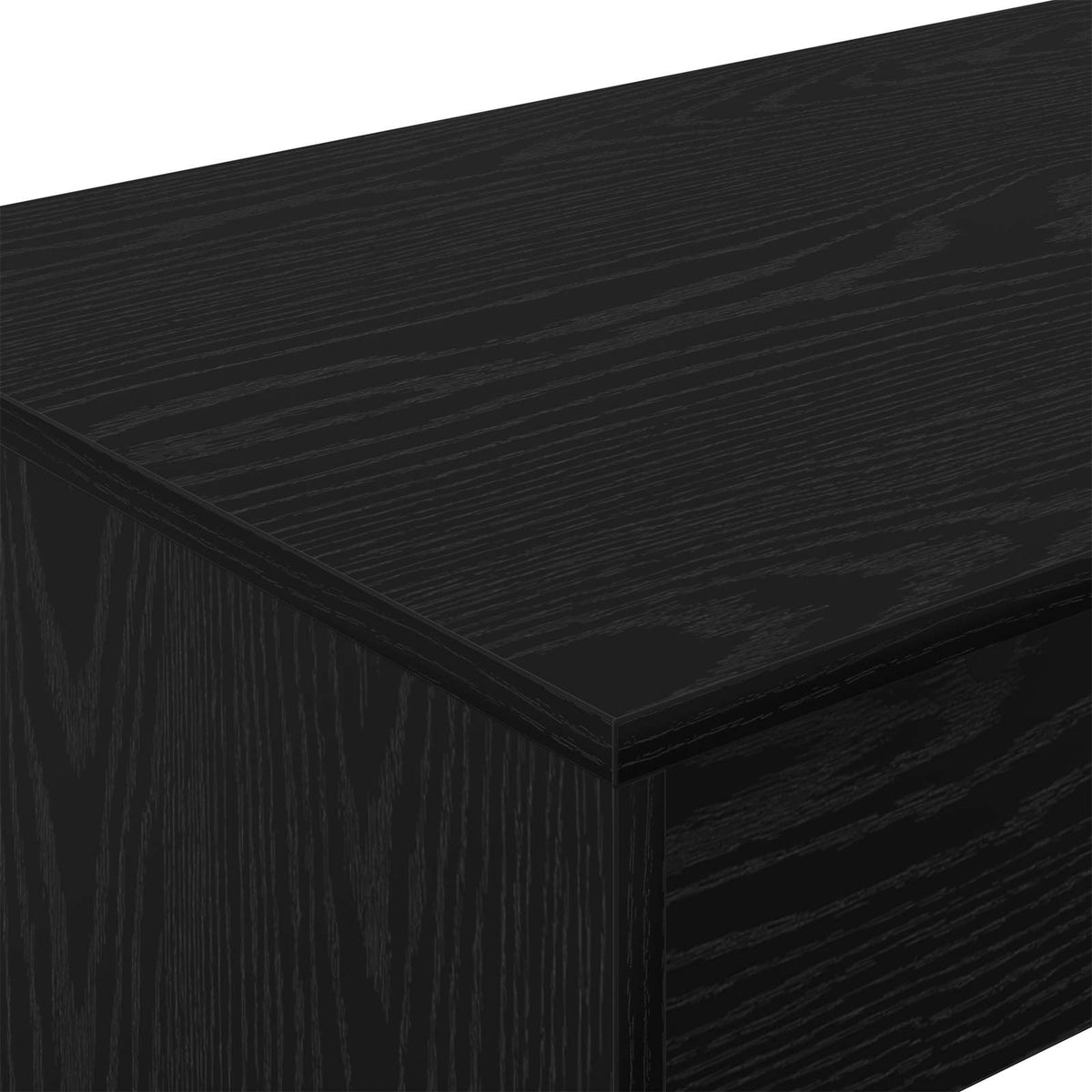 Sengebord Sort eg Konstrueret træ 100 x 45 x 75 cm