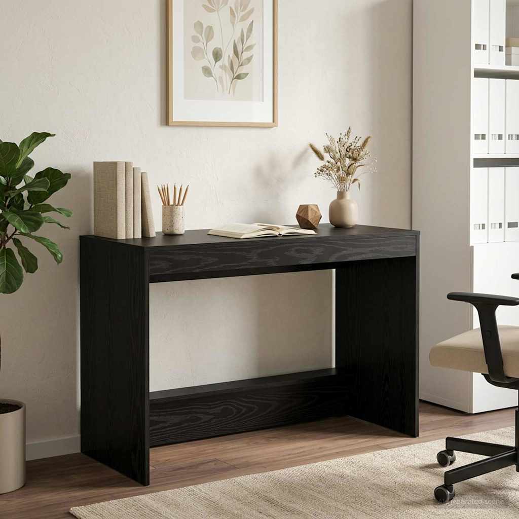 Sengebord Sort eg Konstrueret træ 100 x 45 x 75 cm
