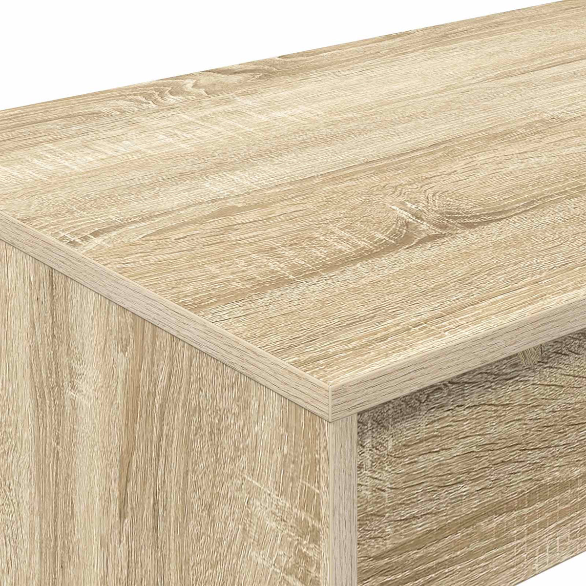 Sengebord Sonoma-eg Konstrueret træ 100 x 45 x 75 cm