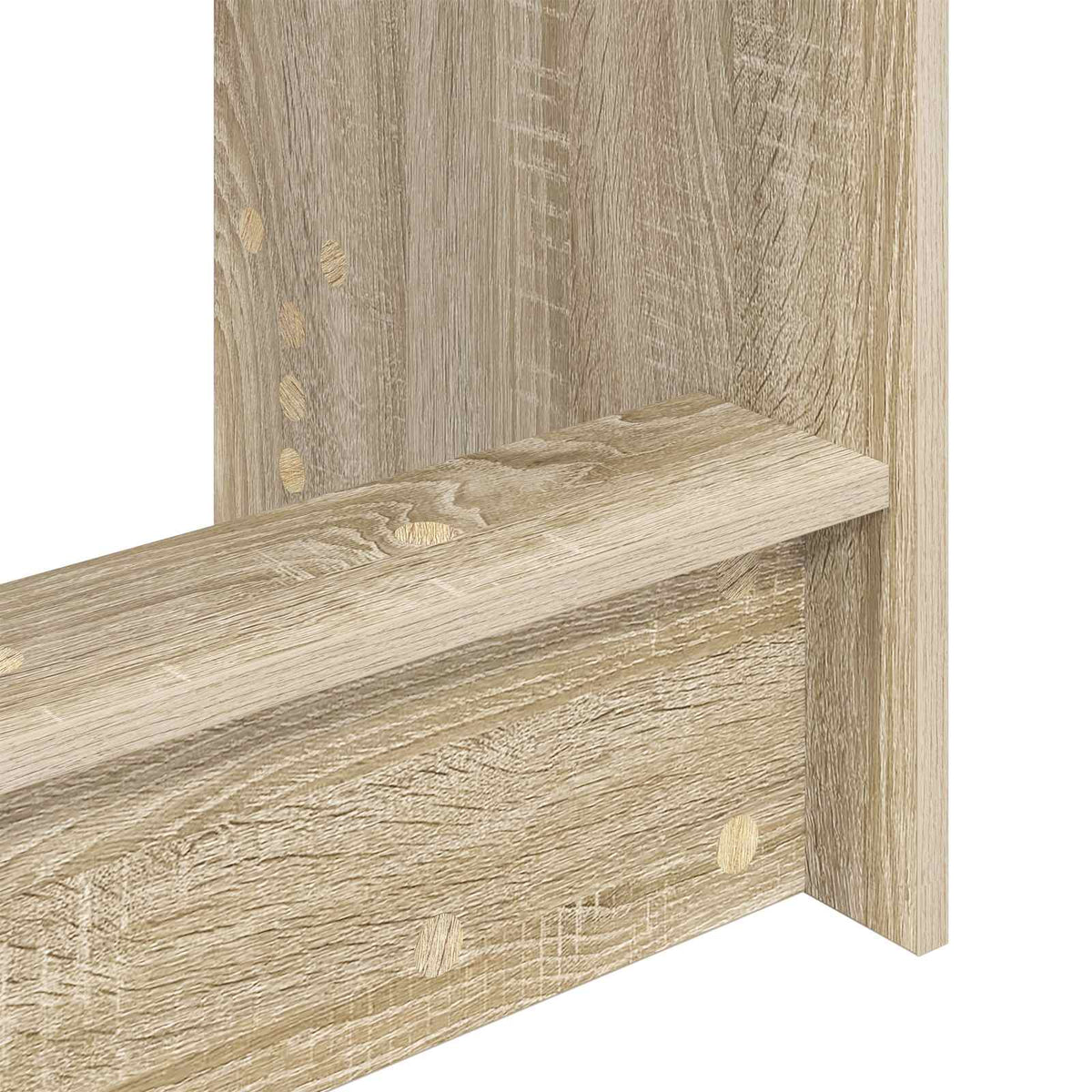Sengebord Sonoma-eg Konstrueret træ 100 x 45 x 75 cm