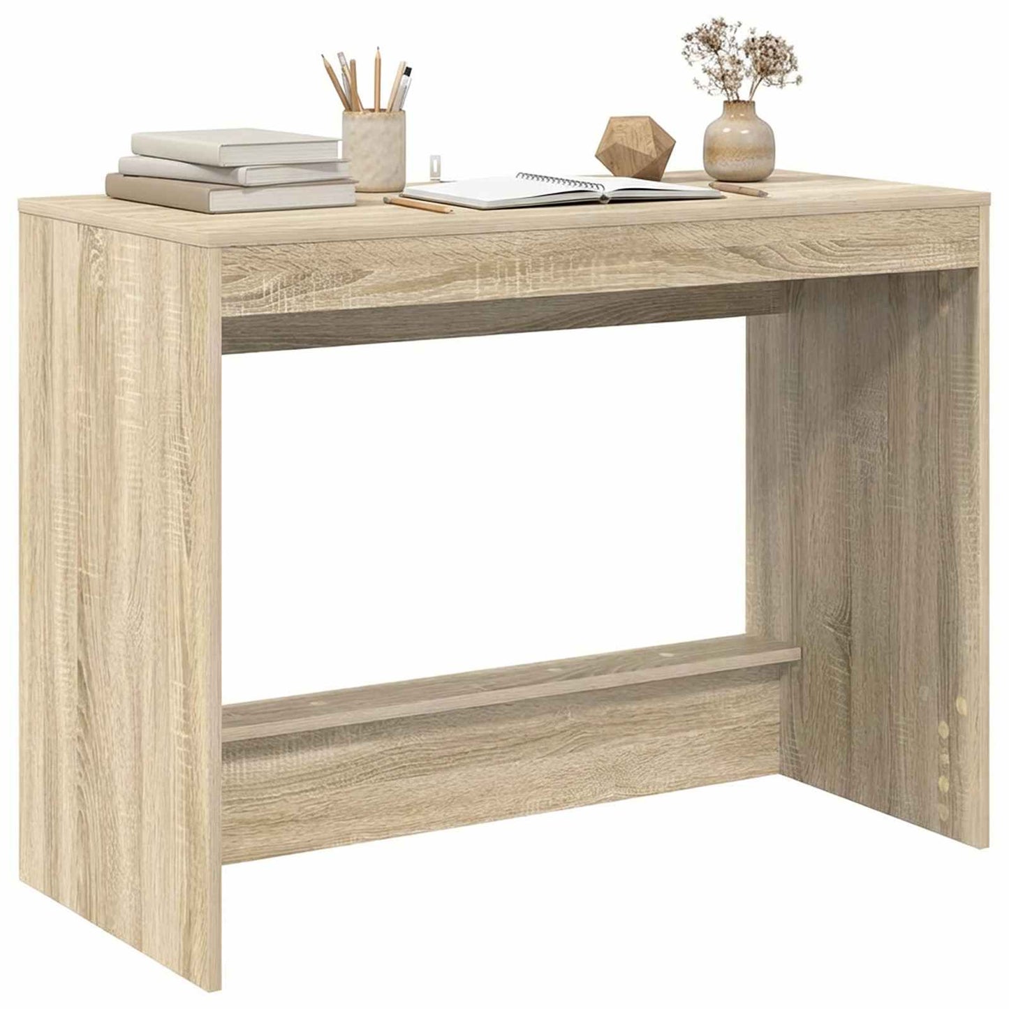 Sengebord Sonoma-eg Konstrueret træ 100 x 45 x 75 cm