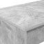 Sengebord Betongrå Konstrueret træ 100 x 45 x 75 cm