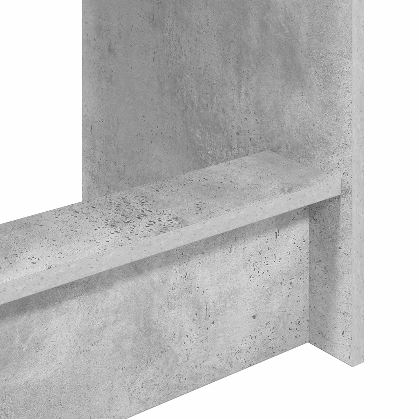 Sengebord Betongrå Konstrueret træ 100 x 45 x 75 cm