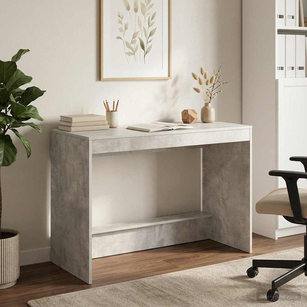 Sengebord Betongrå Konstrueret træ 100 x 45 x 75 cm