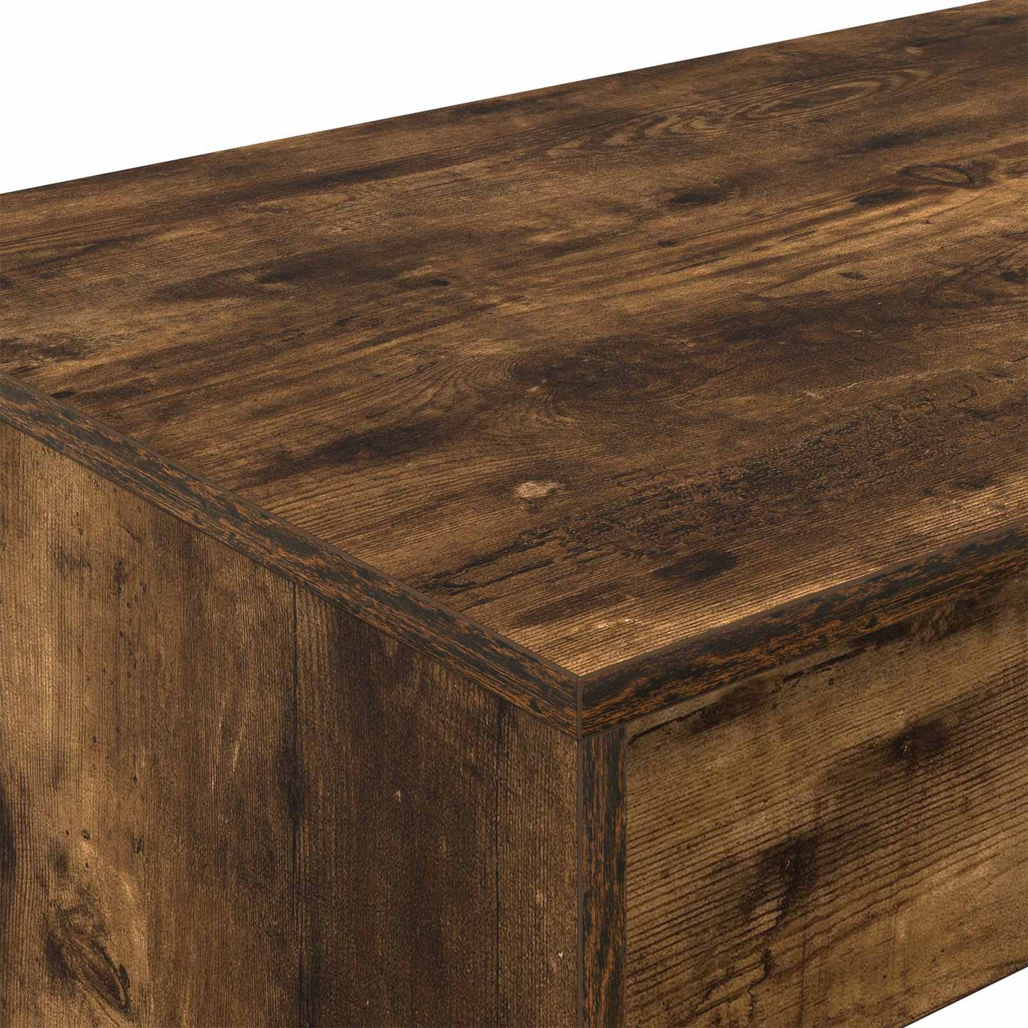 Sengebord Røget eg Konstrueret træ 100 x 45 x 75 cm