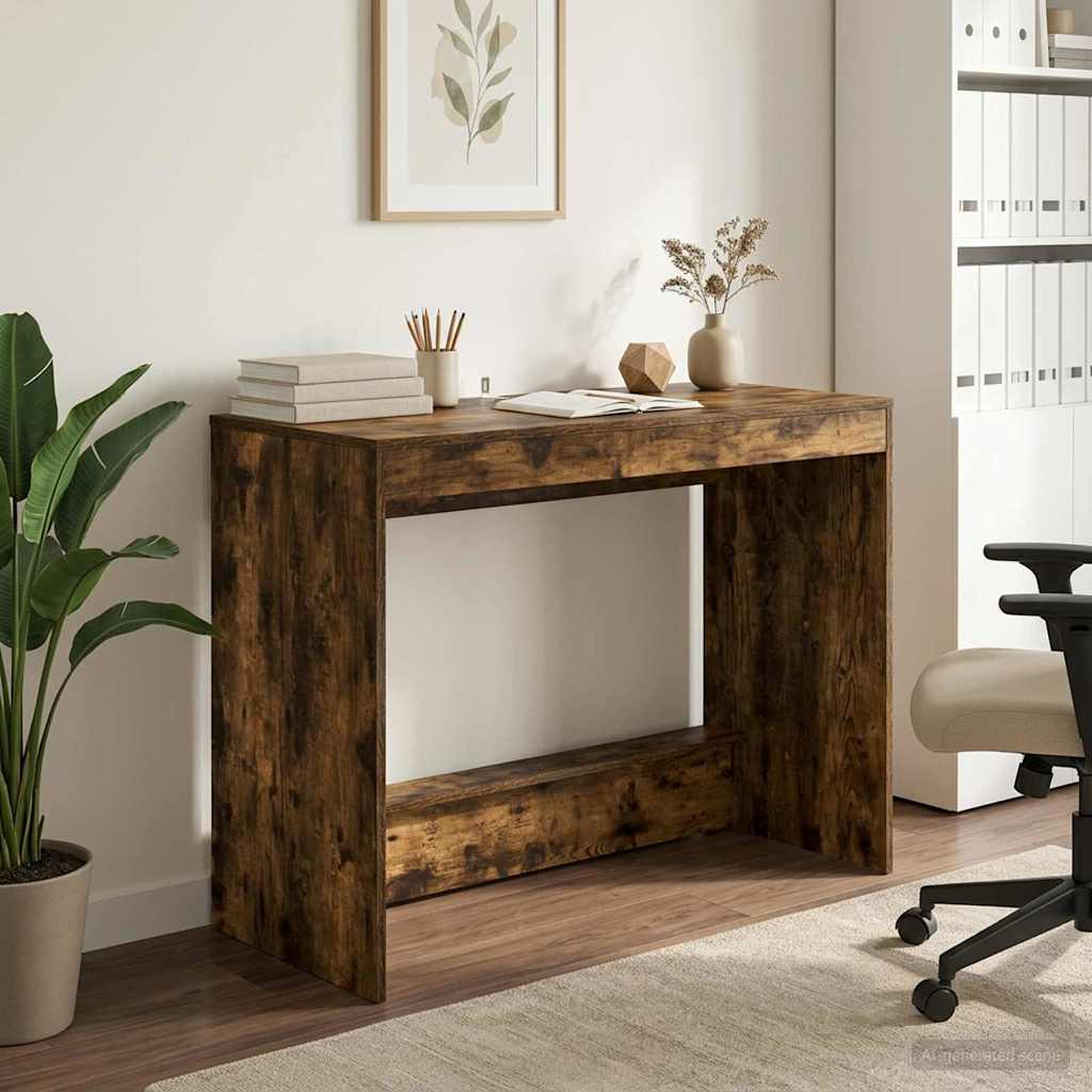 Sengebord Røget eg Konstrueret træ 100 x 45 x 75 cm