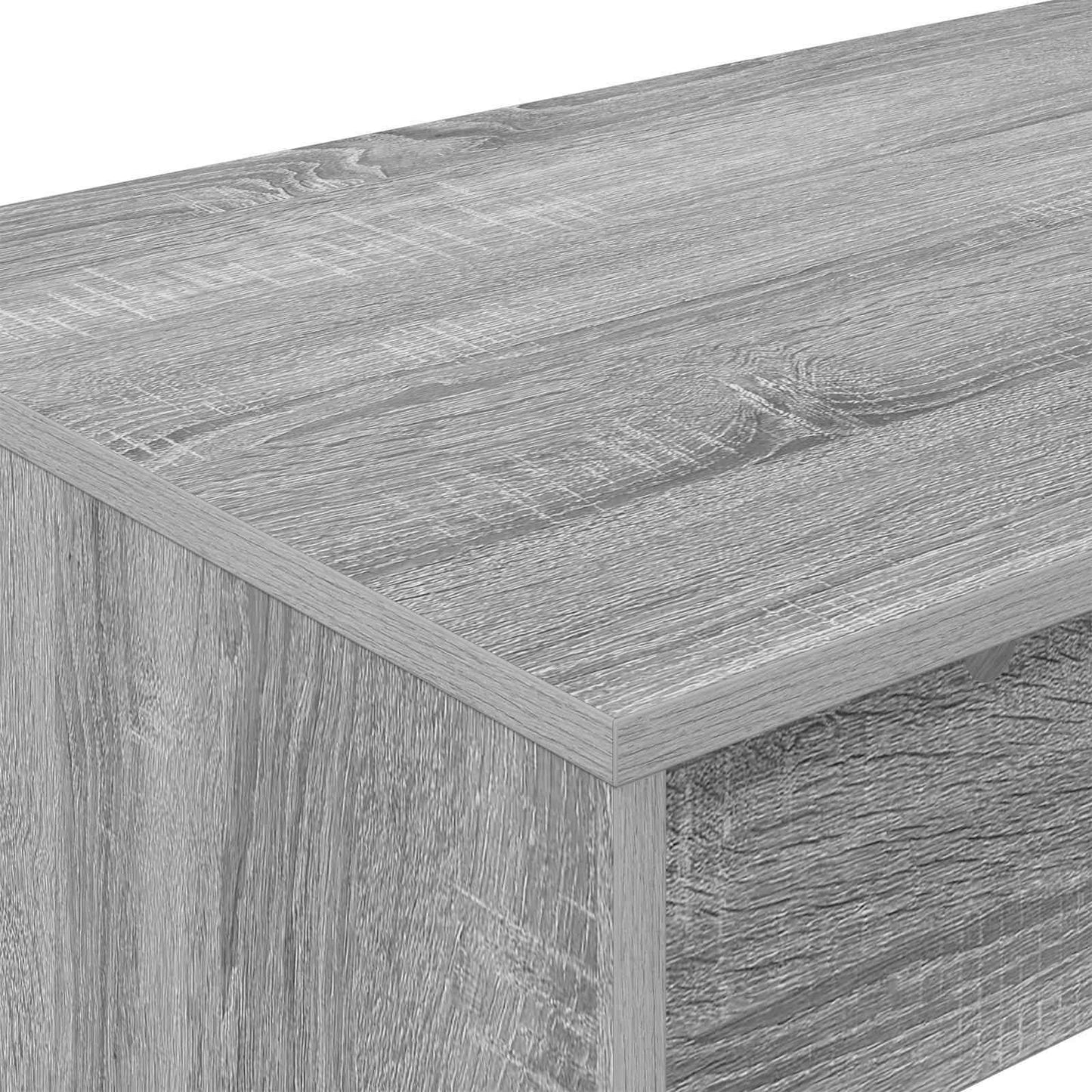 Sengebord Grå Sonoma Konstrueret træ 100 x 45 x 75 cm