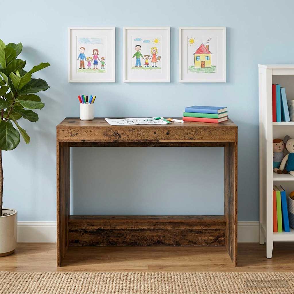 Sengebord Gammelt træ Konstrueret træ 100 x 45 x 75 cm