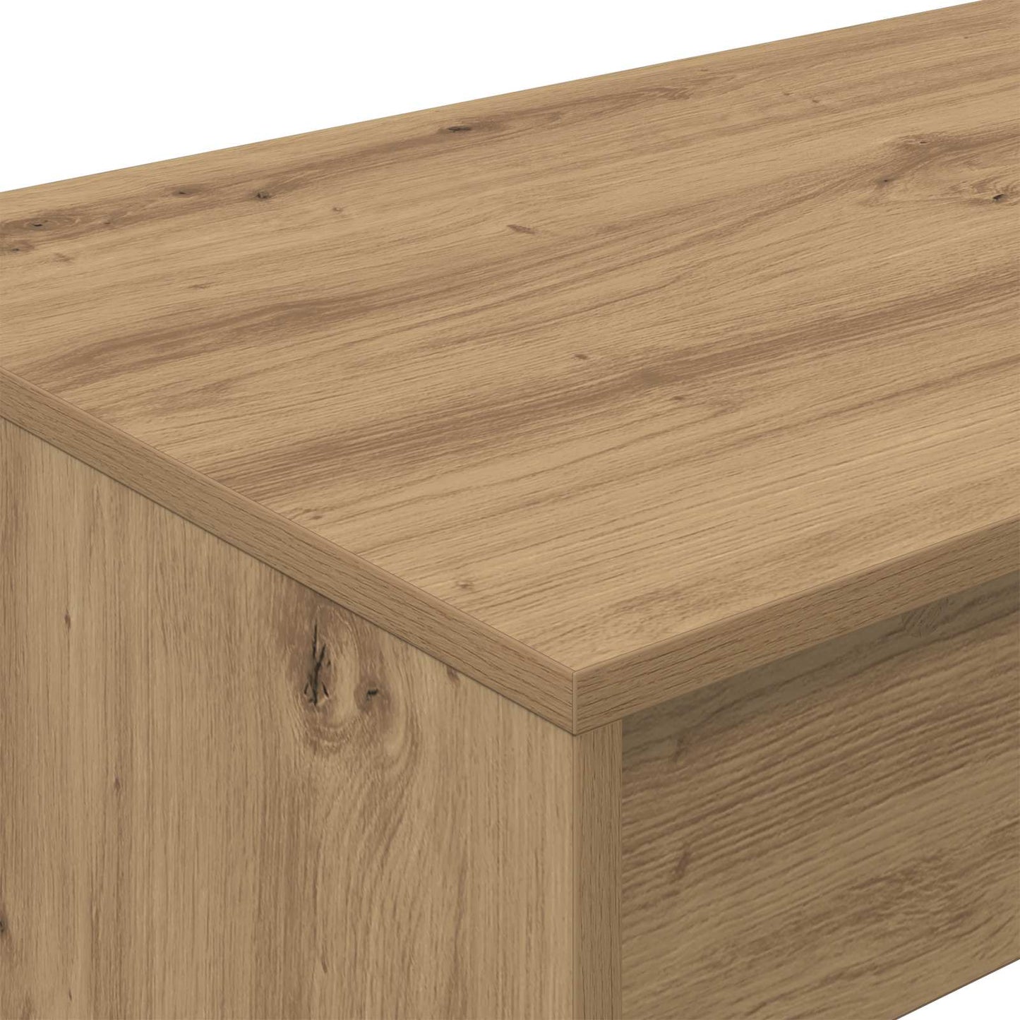 Sengebord Artisan-eg Konstrueret træ 100 x 45 x 75 cm