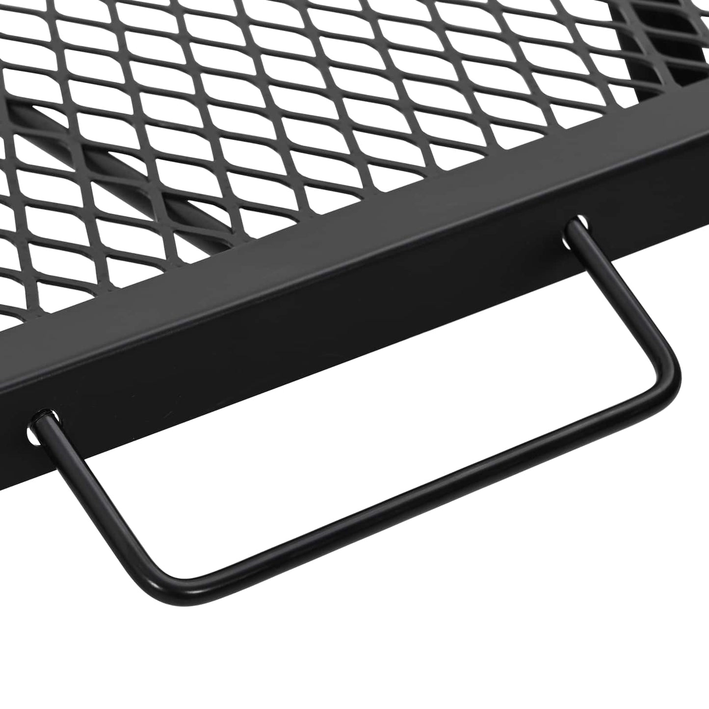 Foldbart Camping Grill 58 x 31 x 2 cm Legeret Stål Sort