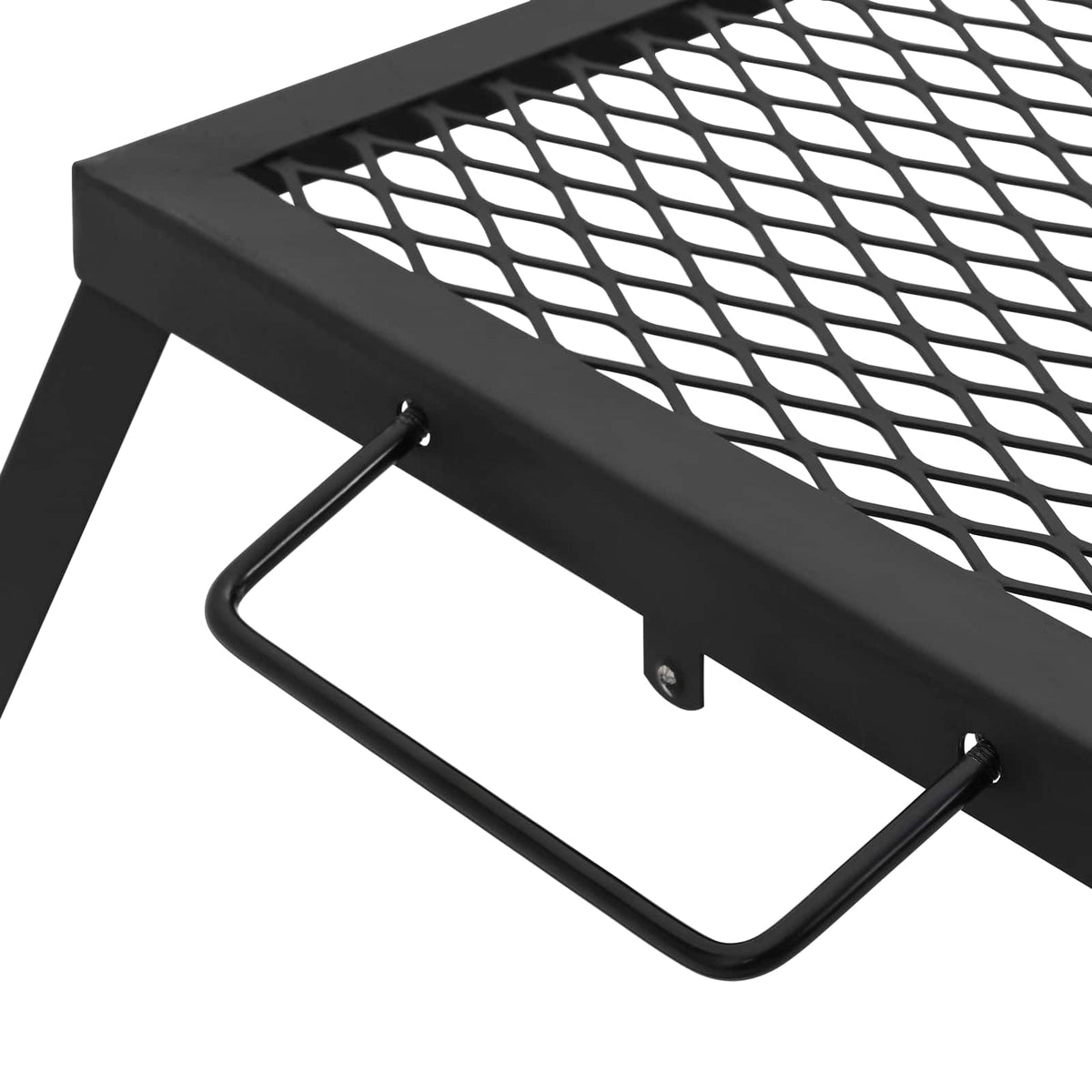 Foldbart Camping Grill 31,5 x 26,5 x 4 cm Legeret Stål Sort