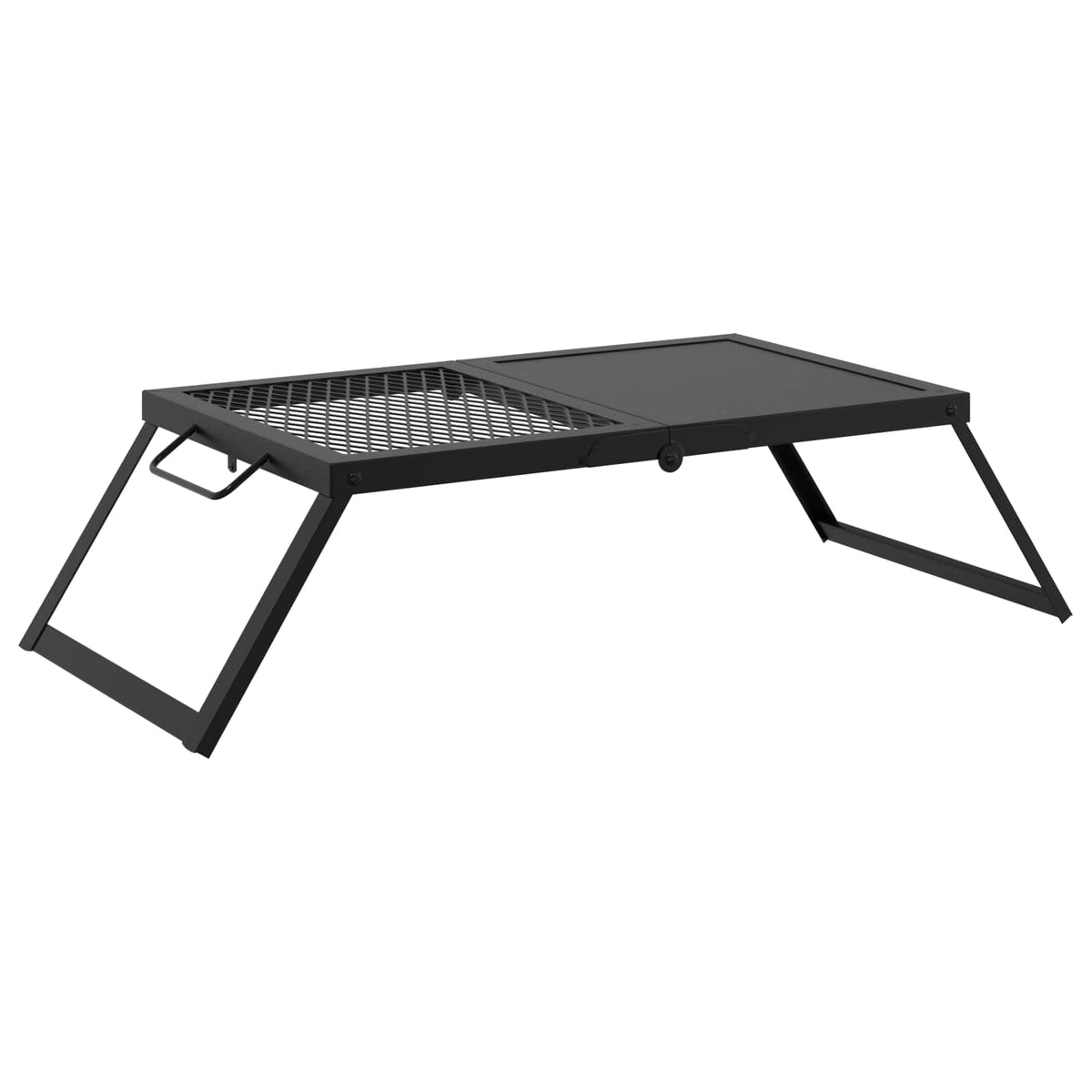 Foldbart Camping Grill 31,5 x 26,5 x 4 cm Legeret Stål Sort