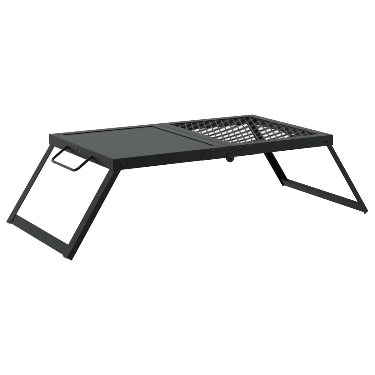 Foldbart Camping Grill 31,5 x 26,5 x 4 cm Legeret Stål Sort
