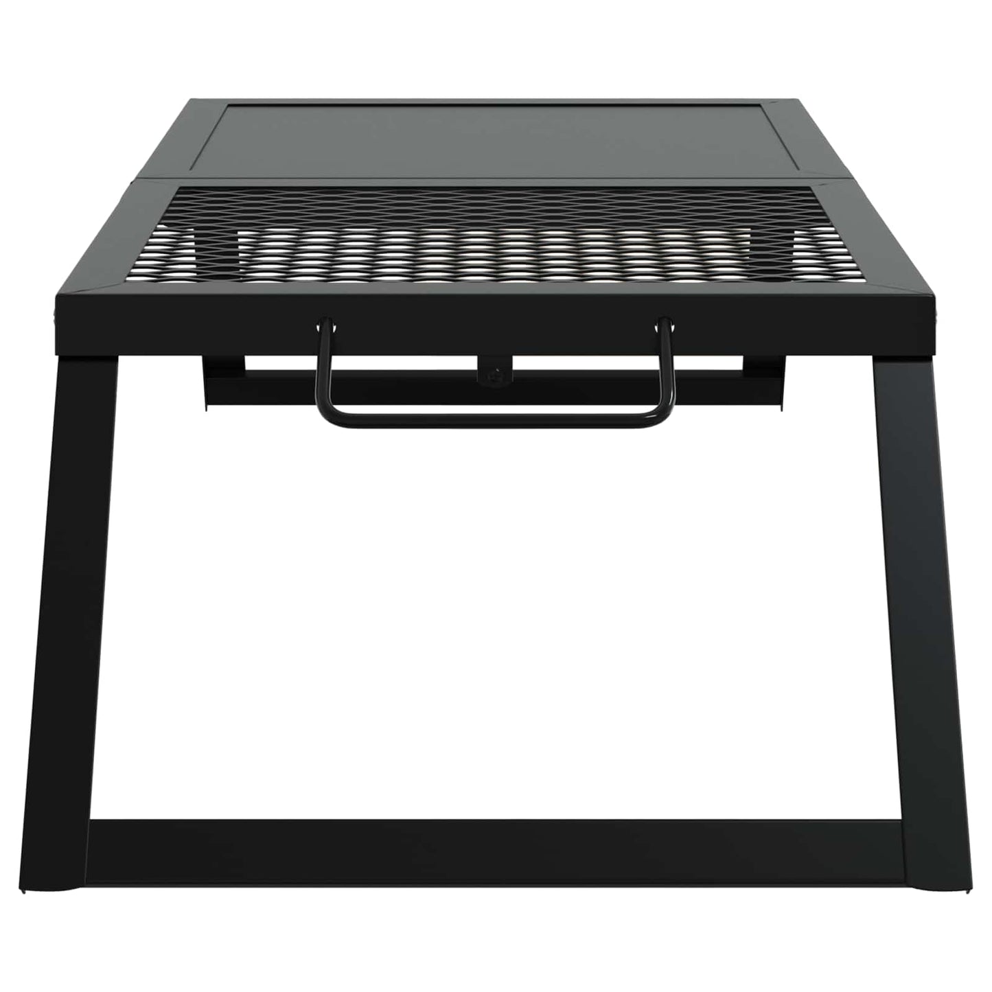 Foldbart Camping Grill 31,5 x 26,5 x 4 cm Legeret Stål Sort