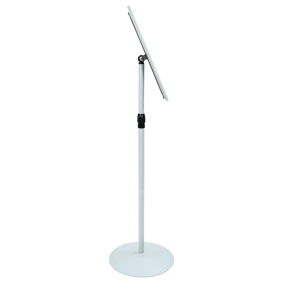 Pedestal Plakatstand 33 x 33 x 126 cm PVC og Stål Sølv