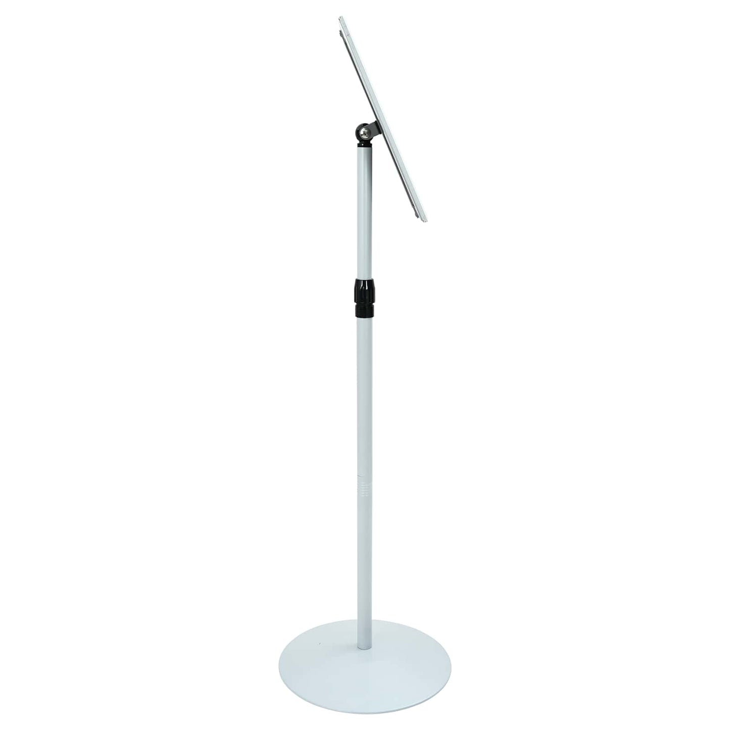 Pedestal Plakatstand 33 x 33 x 123 cm PVC og Stål Sølv