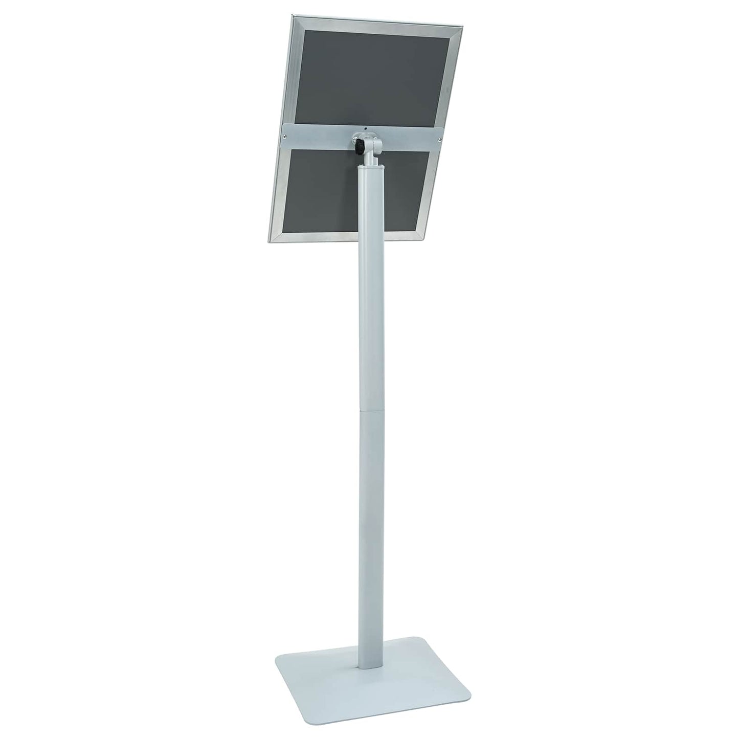 Pedestal Plakatstand 32,5 x 27 x 126 cm Støbejern Sølv