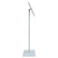 Pedestal Plakatstand 32 x 27 x 119 cm Støbejern Sølv