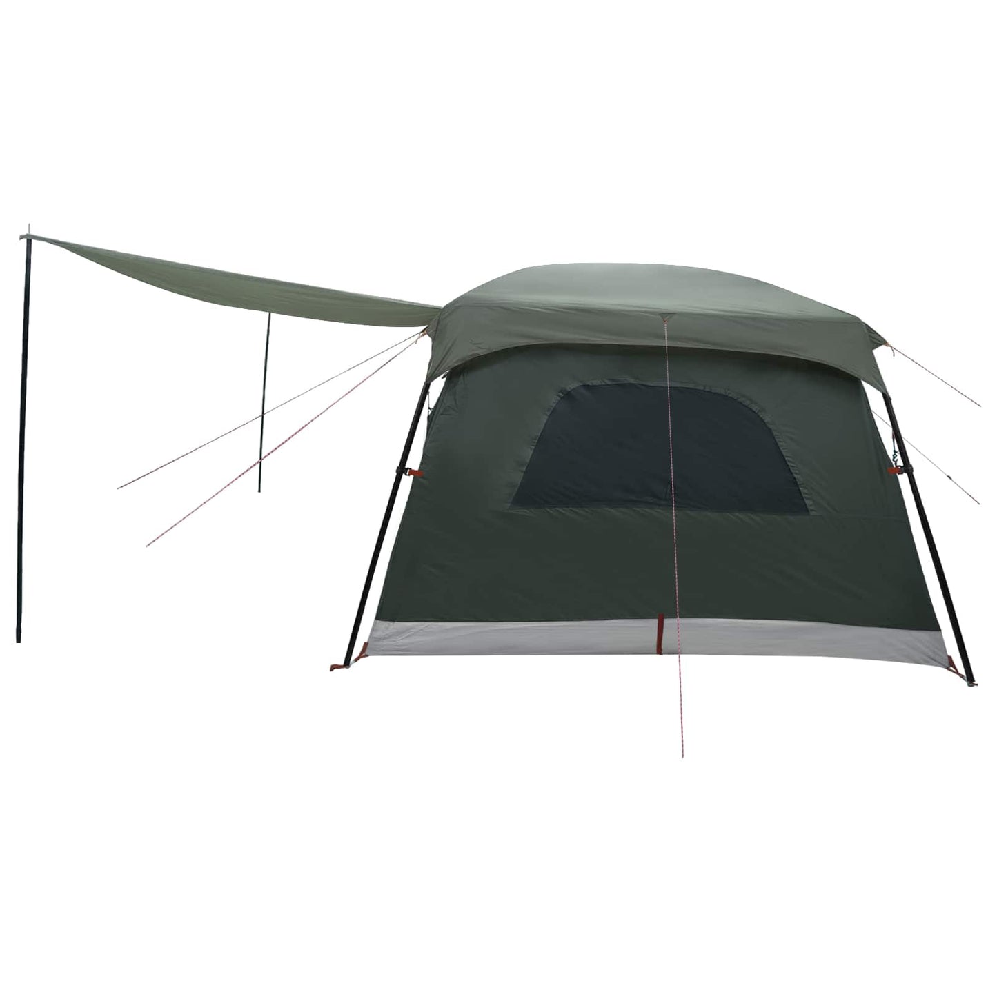Familietelt 6-personers Army Grøn Polyester